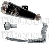 Sistema De Escape Completo Sin Catalizador Y Sin Homologación Acústica Pro-Race Nichrom Negro Acero - Arrow Special Parts Compatible Con Suzuki Gsx-R 1000 (2017-2020)