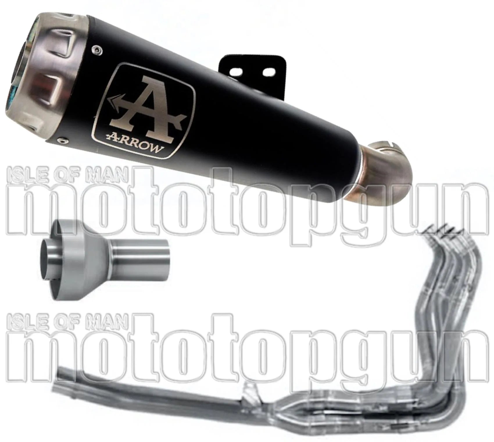 Sistema De Escape Completo Sin Catalizador Y Sin Homologación Acústica Pro-Race Nichrom Negro Acero - Arrow Special Parts Compatible Con Suzuki Gsx-R 1000 R (2017-2020)