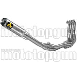 Sistema De Escape Completo Sin Catalizador Y Sin Homologación Acústica Indy-Race Competition Sbk Full Titanio Carbono - Arrow Special Parts Compatible Con Kawasaki Zx 10Rr (2021-2024)