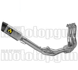 Sistema De Escape Completo Sin Catalizador Y Sin Homologación Acústica Indy-Race Competition Sbk Evo Full Titanio Carbono - Arrow Special Parts Compatible Con Kawasaki Zx 10Rr (2021-2024)