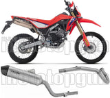 Sistema De Escape Completo Sin Catalizador Y Sin Homologación Acústica Icon Titanio Fondo Carby - Arrow Special Parts Compatible Con Honda Crf 300 L (2025-2026)