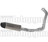 Sistema De Escape Completo Sin Catalizador Y Sin Homologación Acústica Icon Titanio Fondo Carby - Arrow Special Parts Compatible Con Yamaha Tracer 7 - Gt (2025-2026)