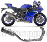 Sistema De Escape Completo Sin Catalizador Y Sin Homologación Acústica Indy-Race Evo Titanio Fondo Carby - Arrow Special Parts Compatible Con Yamaha Yzf R9 (2025)