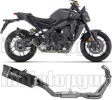Sistema De Escape Completo Sin Catalizador Y Sin Homologación Acústica Indy-Race Evo Aluminio Negro Carbono - Arrow Special Parts Compatible Con Yamaha Mt-09 (2024-2026)