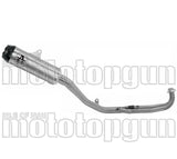 Sistema De Escape Completo Sin Catalizador Y Sin Homologación Acústica Indy-Race Titanio Fondo Carby - Arrow Special Parts Compatible Con Yamaha T-Max 560 (2025-2026)
