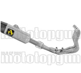 Sistema De Escape Completo Sin Catalizador Y Sin Homologación Acústica Pista Competition Sbk Titanio Fondo Carby - Arrow Special Parts Compatible Con Bmw S 1000 Rr (2019-2024)