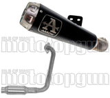 Sistema De Escape Completo Sin Catalizador Y Sin Homologación Acústica Pro-Race Nichrom Negro Acero - Arrow Special Parts Compatible Con Yamaha Xsr 125 (2021-2024)