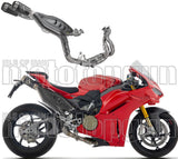 Sistema De Escape Completo Sin Catalizador Y Sin Homologación Acústica Pro-Race Competition Evo Titanio Negro Fondo Net - Arrow Special Parts Compatible Con Ducati Panigale V4 (2025-2026)