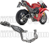 Sistema De Escape Completo Sin Catalizador Y Sin Homologación Acústica Pro-Race Competition Titanio Negro Fondo Net - Arrow Special Parts Compatible Con Ducati Panigale V4 (2025-2026)