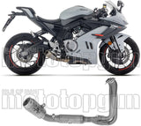 Sistema De Escape Completo Sin Catalizador Y Sin Homologación Acústica Pro-Race Nichrom - Arrow Special Parts Compatible Con Cfmoto 675 Sr - R (2025-2026)