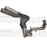 Sistema De Escape Completo Sin Catalizador Y Sin Homologación Acústica Pro-Race Competition Full Titanio Titanio - Arrow Special Parts Compatible Con Ducati Panigale 955 V2 (2020-2024)