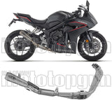 Sistema De Escape Completo Sin Catalizador Y Sin Homologación Acústica Pro-Race Titanio - Arrow Special Parts Compatible Con Honda Cbr 650 R (2024-2026)