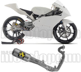Sistema De Escape Completo Sin Catalizador Y Sin Homologación Acústica Round Competition Titanio Fondo Titanio - Arrow Special Parts Compatible Con Honda Nsf 250 R (2012-2025)