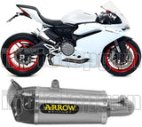 Tubo De Escape Sin Homologación Acústica Works Titanio Carbono - Arrow Special Parts Compatible Con Ducati Panigale 959 (2016-2019)