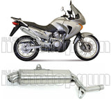 Tubo De Escape Sin Homologación Acústica Paris Dacar Acero Acero - Arrow Special Parts Compatible Con Honda Xl 600 V Transalp (1987-1997)
