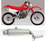 Tubo De Escape Sin Homologación Acústica Paris Dacar Acero Acero - Arrow Special Parts Compatible Con Honda Xr 600 R (1991-1998)