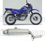 Tubo De Escape Sin Homologación Acústica Paris Dacar Acero Acero - Arrow Special Parts Compatible Con Yamaha Xt 600 E (1990-1994)
