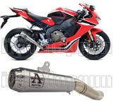 Tubo De Escape Sin Homologación Acústica Pro-Race Titanio Titanio - Arrow Special Parts Compatible Con Honda Cbr 1000 Rr (2017-2019)