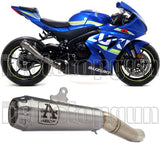 Tubo De Escape Sin Homologación Acústica Pro-Race Nichrom Acero - Arrow Special Parts Compatible Con Suzuki Gsx-R 1000 (2017-2020)