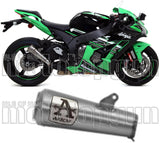 Tubo De Escape Sin Homologación Acústica Pro-Race Titanio Titanio - Arrow Special Parts Compatible Con Kawasaki Zx 10Rr (2017-2019)