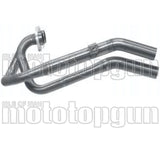 Colectores De Escape Sin Catalizador Acero - Arrow Special Parts Compatible Con Honda Fmx 650 (2005-2008)
