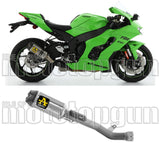 Tubo De Escape Sin Homologación Acústica Indy-Race Titanio Titanio - Arrow Special Parts Compatible Con Kawasaki Zx-10R (2021-2024)