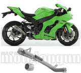 Tubo De Escape Sin Homologación Acústica Pro-Race Titanio Net - Arrow Special Parts Compatible Con Kawasaki Zx 10Rr (2021-2024)