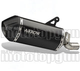 Tubo De Escape Sin Homologación Acústica Sonora Titanio Negro Carbono - Arrow Special Parts Compatible Con Ktm 1290 Superadventure S (2021-2024)