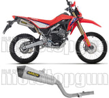 Tubo De Escape Sin Homologación Acústica X-Kone Nichrom Fondo Carby - Arrow Special Parts Compatible Con Honda Crf 300 L (2025-2026)