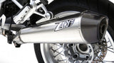 Tubo De Escape Sin Homologación Acústica Conical Acero Copa Carbono - Zard Compatible Con Bmw R 1200 (2011-2013)
