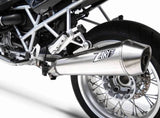 Tubo De Escape Sin Homologación Acústica Conical Acero Polish - Zard Compatible Con Bmw R 1200 (2004-2008)