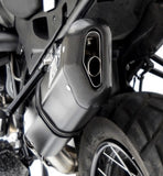 Tubo De Escape Sin Homologación Acústica Penta Aluminio Negro Copa Carbono - Zard Compatible Con Bmw R 1200 Gs (2004-2009)