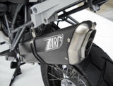 Tubo De Escape Sin Homologación Acústica Penta Aluminio Negro - Zard Compatible Con Bmw R 1200 Gs (2004-2009)