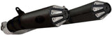 Tubo De Escape Sin Homologación Acústica Acero Negro - Zard Compatible Con Bmw R Nine T 1200 (2015-2020)