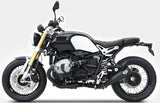 Sistema De Escape Completo Sin Catalizador Y Sin Homologación Acústica Bad Child Acero Negro - Zard Compatible Con Bmw R Nine T 1200 - Pure - Urban G - S (2015-2020)