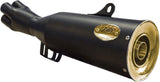 Sistema De Escape Completo Sin Catalizador Y Sin Homologación Acústica Acero Negro Copa Bronce - Zard Compatible Con Bmw K100 - Rs - Rt - Lt (1983-1989)