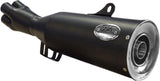 Sistema De Escape Completo Sin Catalizador Y Sin Homologación Acústica Acero Negro - Zard Compatible Con Bmw K100 - Rs - Rt - Lt (1983-1989)