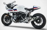 Sistema De Escape Completo Sin Catalizador Y Sin Homologación Acústica Gp Acero - Zard Compatible Con Bmw R Nine T 1200 Racer - Pure - Urban G - S (2017-2020)
