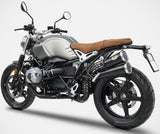 Tubo De Escape Sin Homologación Acústica Thunderbolt Acero Negro - Zard Compatible Con Bmw R Nine T 1200 Scrambler (2021-2023)