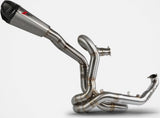 Sistema De Escape Completo Sin Catalizador Y Sin Homologación Acústica Titano Copa Carbono - Zard Compatible Con Ducati Panigale V2 (2020-2023)