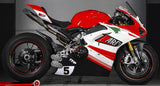 Complete Exhaust System Without Catalytic Converter And Without Sound Certification Dm5 Full Titanium Endcap Titanium - Zard Compatible With Ducati Panigale V4 (2018-2019)