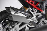 Tubo De Escape Sin Homologación Acústica Titano Copa Carbono - Zard Compatible Con Ducati Multistrada V4 (2021-2023)
