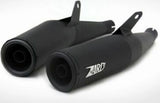 Tubo De Escape Sin Homologación Acústica Titano Negro - Zard Compatible Con Ducati Gt 1000 (2009-2011)