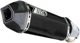 Tubo De Escape Sin Homologación Acústica Penta Titano Negro Copa Carbono - Zard Compatible Con Ducati Hypermotard 821 Sp (2013-2015)