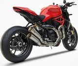 Sistema De Escape Completo Sin Catalizador Y Sin Homologación Acústica Acero Copa Bronce - Zard Compatible Con Ducati Monster 1200 S (2014-2016)