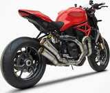 Sistema De Escape Completo Sin Catalizador Y Sin Homologación Acústica Acero Copa Bronce - Zard Compatible Con Ducati Monster 1200 R (2016-2019)