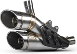 Tubo De Escape Sin Homologación Acústica Acero - Zard Compatible Con Ducati Diavel 1260 Euro5 (2021-2022)