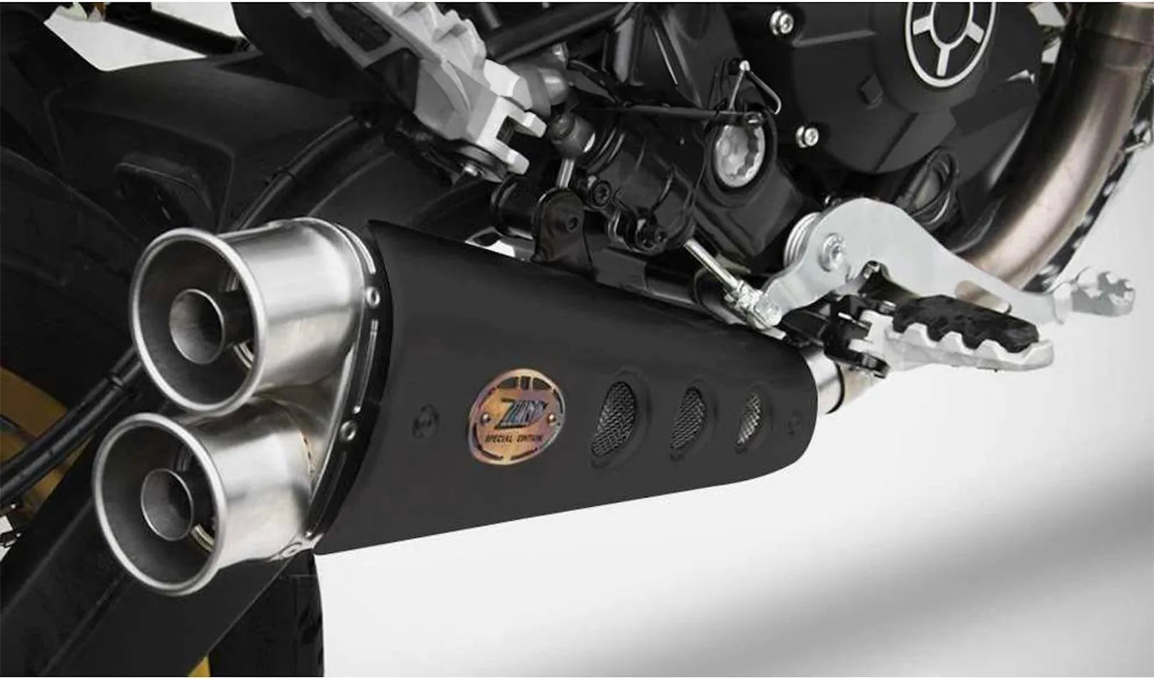 Sistema De Escape Completo Sin Catalizador Y Sin Homologación Acústica Special Edition Acero - Zard Compatible Con Ducati Scrambler 800 (2015-2019)