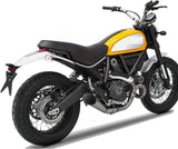 Sistema De Escape Completo Sin Catalizador Y Sin Homologación Acústica Conical Acero - Zard Compatible Con Ducati Scrambler 800 (2015-2019)
