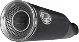 Tubo De Escape Sin Homologación Acústica Zuma Acero Negro Copa Aluminio - Zard Compatible Con Ducati Scrambler 800 (2015-2019)